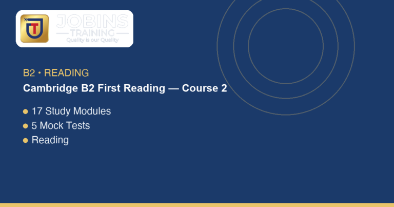 Cambridge B2 First Reading — Course 2 — Handwritten letters and urban green spaces