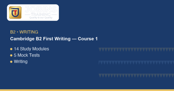 Cambridge B2 First Writing — Course 1 — Essay practice drills