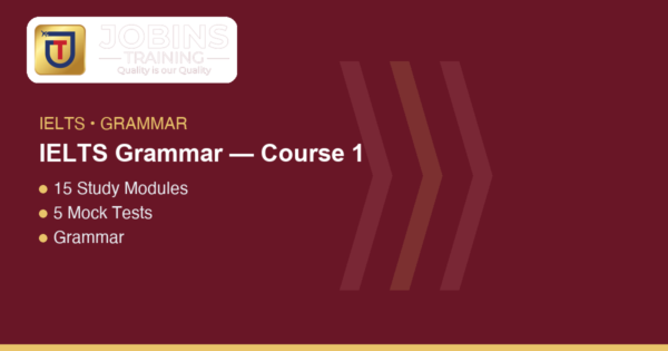 IELTS Grammar — Course 1 — Present Continuous: Now, Temporary, Trends, Arranged Future