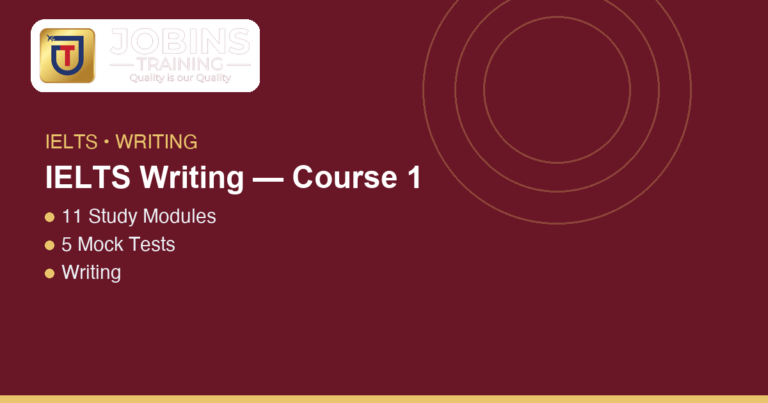 IELTS Writing — Course 1 — Task 2: question types and essay skeletons
