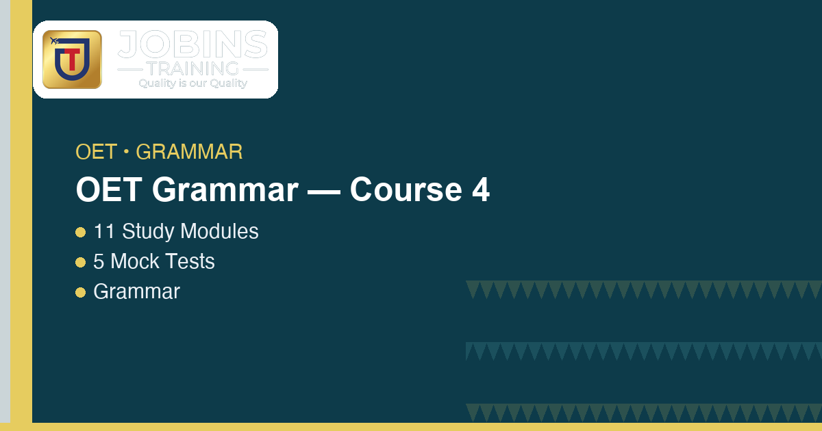 OET Grammar Practice: Turn Sentence Exercises Into Clear Paragraphs