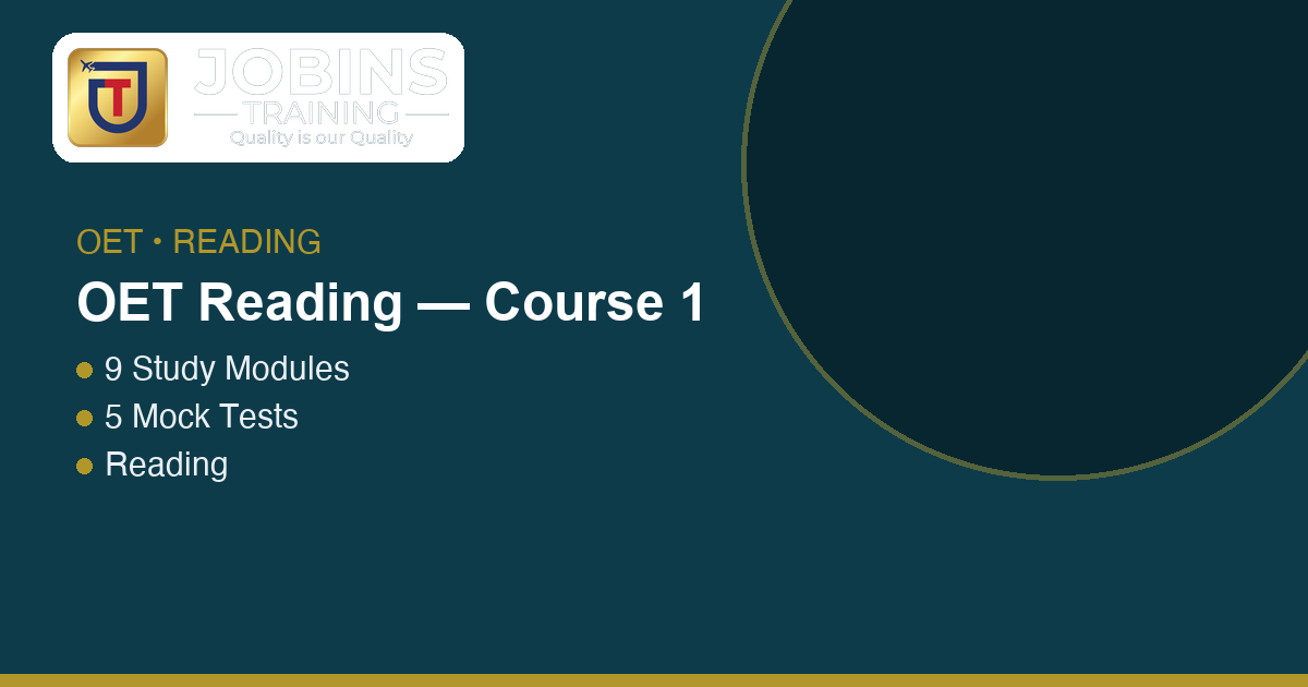 OET Reading Mistakes: Find the Evidence Before Checking the Answer