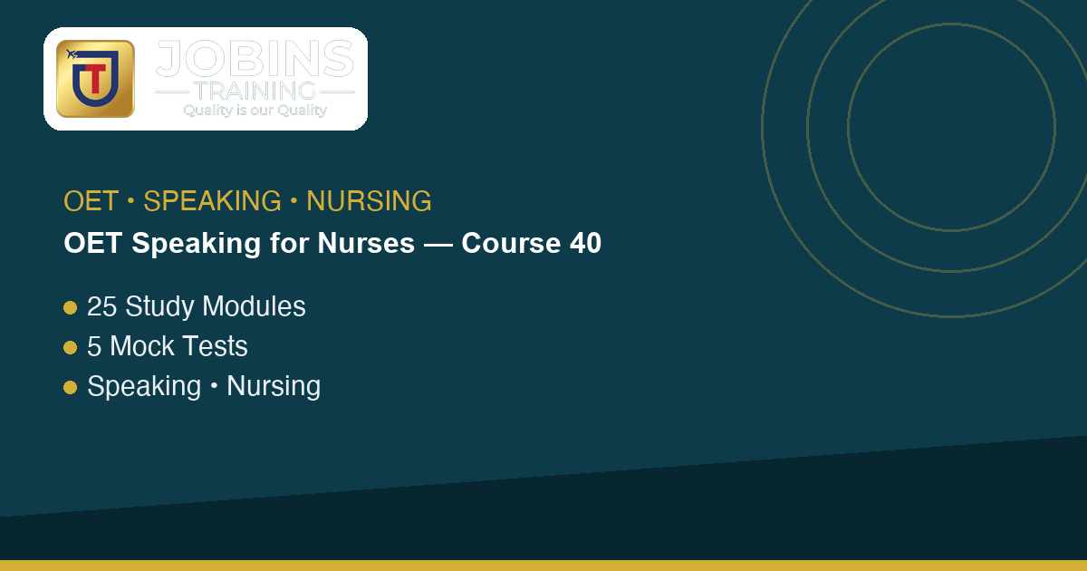 OET Nursing Speaking: Ear Infections and a Parent’s Hearing Concern