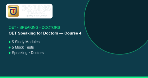 OET Speaking for Doctors — Course 4 — Lower Back Pain after Lifting