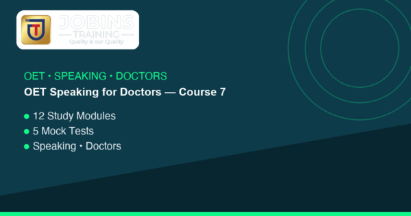 OET Speaking for Doctors — Course 7 — Cardiology + Gastroenterology