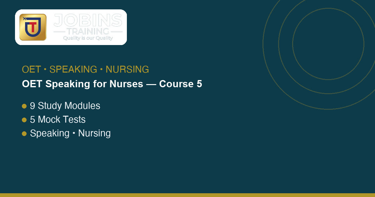 OET Nursing Speaking: COPD Flare-Up and Oxygen Worries