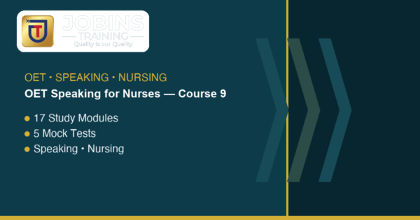 OET Speaking for Nurses — Course 9 — Diabetes Education
