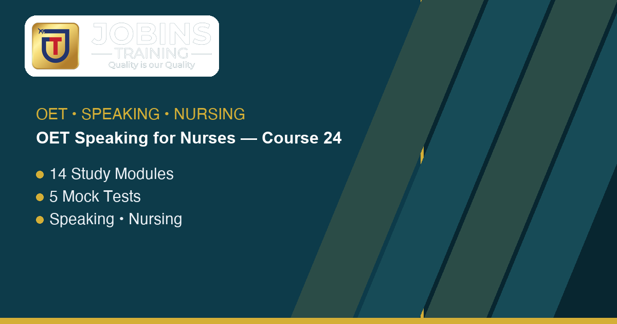 OET Nursing Speaking: Postoperative Pain and Accurate Preparation