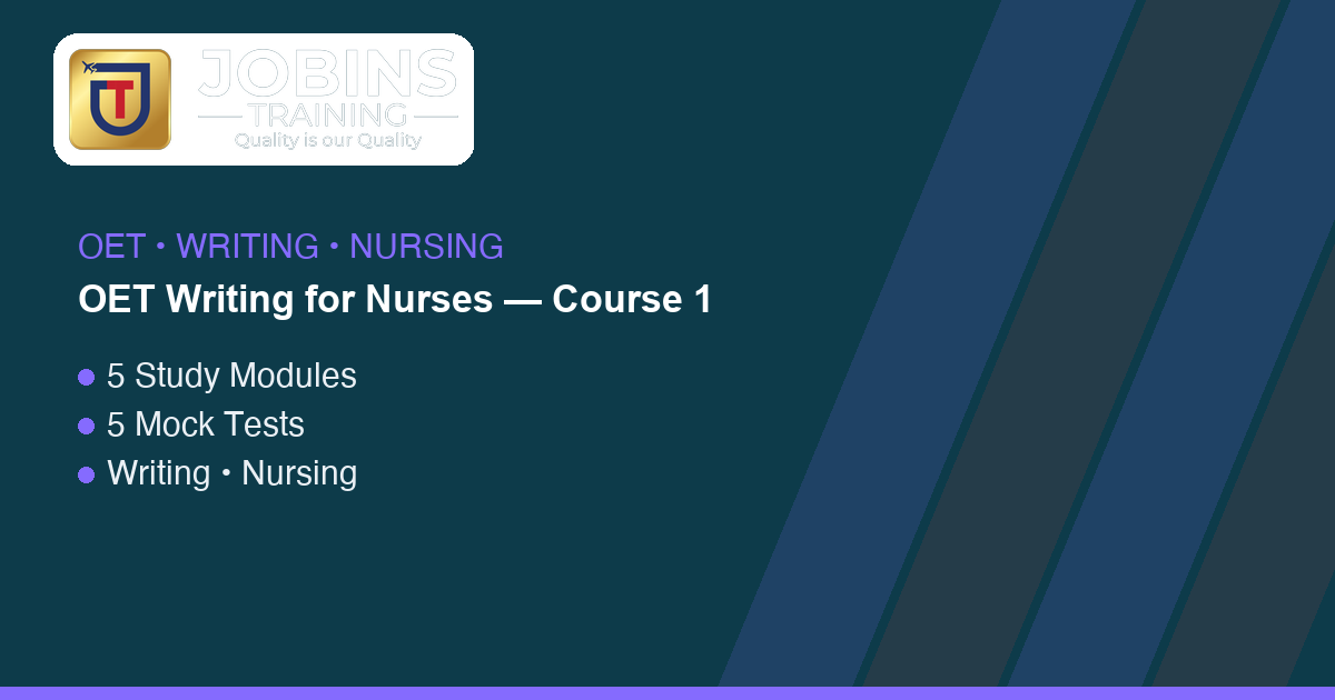 OET Nursing Writing: Select Case Notes for a Clear Discharge Letter