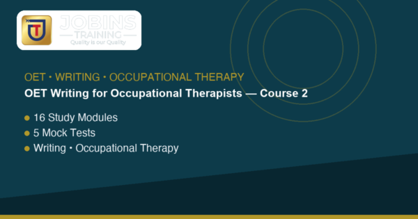 OET Writing for Occupational Therapists — Course 2 — Stroke & Acquired Brain Injury Letters