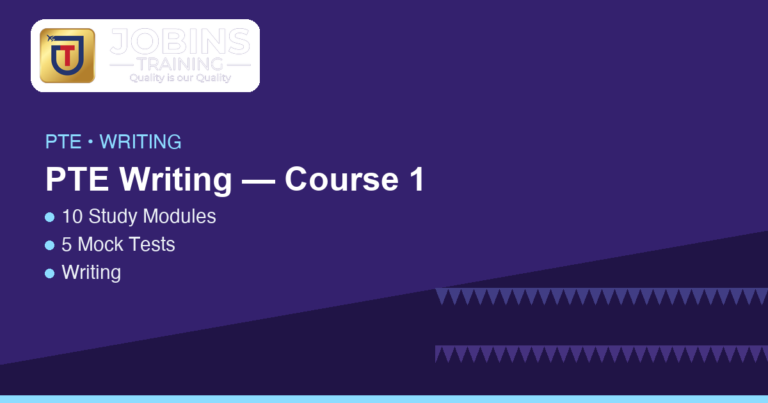 PTE Writing — Course 1 — Essay practice: Structure, Templates, Language