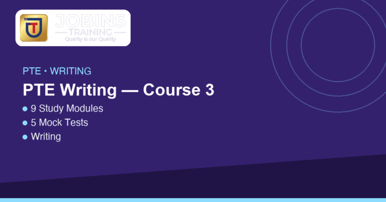 PTE Writing — Course 3 — Essay types quick guide
