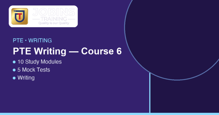 PTE Writing — Course 6 — Essay Set 8 — paragraph autopsy