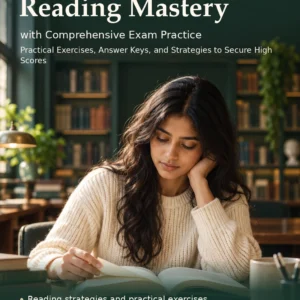 Cambridge B2 First Reading Mastery with Comprehensive Exam Practice by Jobin Thomas — front cover