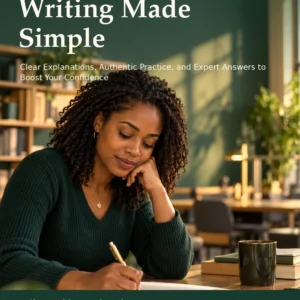 Cambridge B2 First Writing Made Simple by Jobin Thomas — front cover