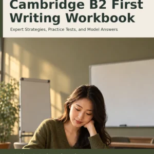 The Ultimate Cambridge B2 First Writing Workbook by Jobin Thomas — front cover