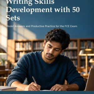Cambridge B2 First Writing Skills Development with 50 Sets by Jobin Thomas — front cover