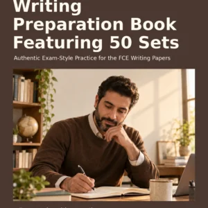 Cambridge B2 First Writing Preparation Book Featuring 50 Sets by Jobin Thomas — front cover