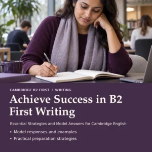 Achieve Success in B2 First Writing by Jobin Thomas — front cover