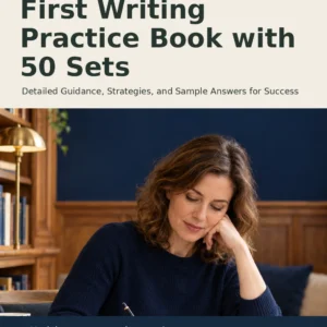 FCE Cambridge B2 First Writing Practice Book with 50 Sets by Jobin Thomas — front cover