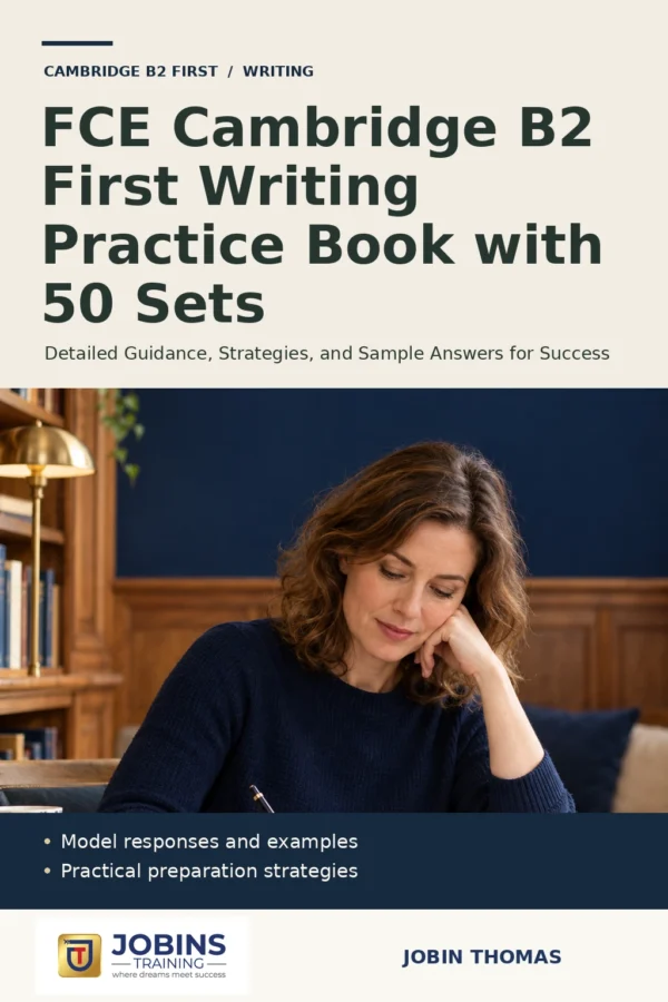 FCE Cambridge B2 First Writing Practice — book cover