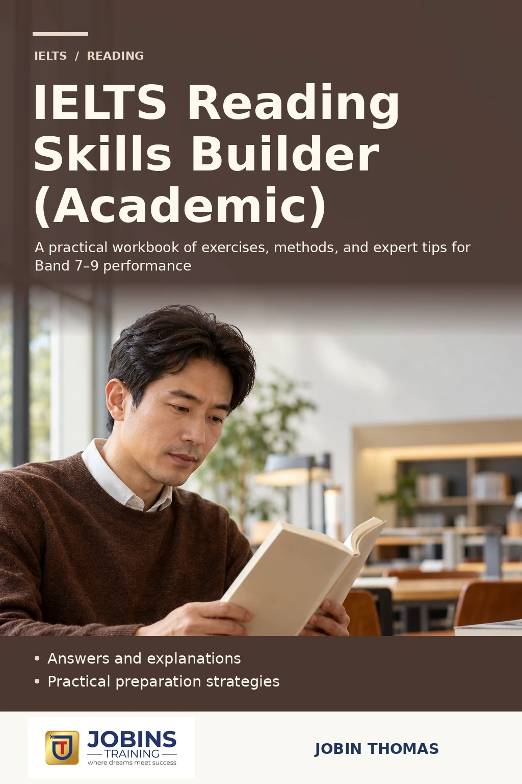 IELTS Reading Skills Builder (Academic) by Jobin Thomas — front cover
