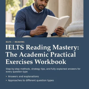 IELTS Reading Mastery: The Academic Practical Exercises Workbook by Jobin Thomas — front cover