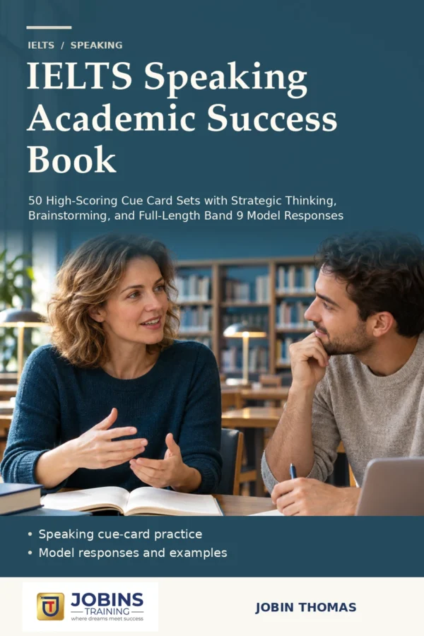 IELTS Speaking Academic Success Book by Jobin Thomas — front cover