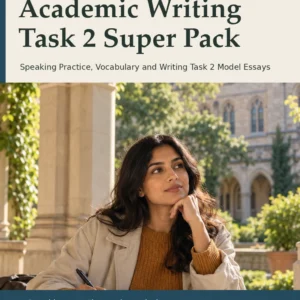 IELTS Speaking and Academic Writing Task 2 Super Pack by Jobin Thomas — front cover
