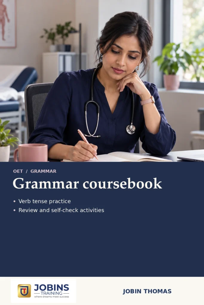 Grammar coursebook by Jobin Thomas — front cover
