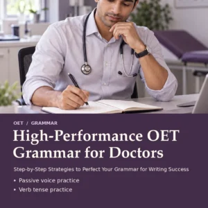 High-Performance OET Grammar for Doctors by Jobin Thomas — front cover