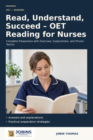 Read, Understand, Succeed – OET Reading for Nurses — book cover