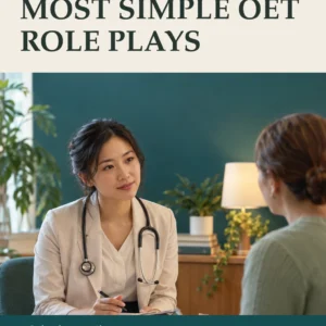 10 RARE AND 10 MOST SIMPLE OET ROLE PLAYS by Jobin Thomas — front cover