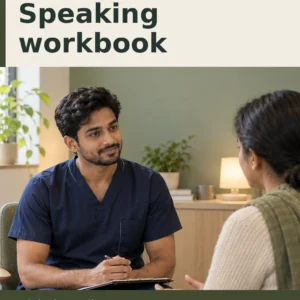 Nursing Speaking workbook by Jobin Thomas — front cover