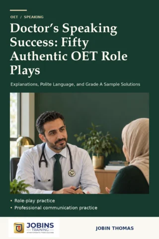 Doctor’s Speaking Success: Fifty Authentic OET Role Plays — book cover