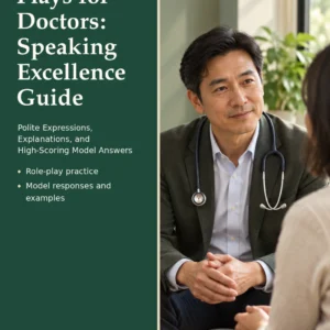 Fifty Role Plays for Doctors: Speaking Excellence Guide by Jobin Thomas — front cover