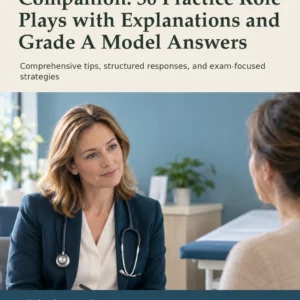 The Doctor’s OET Speaking Companion: 50 Practice Role Plays with Explanations and Grade A Model Answers by Jobin Thomas — front cover