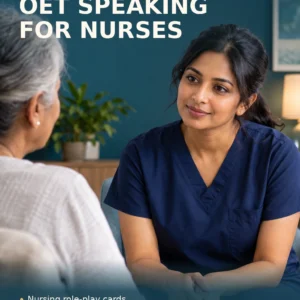 EXAM LEVEL OET SPEAKING FOR NURSES by Jobin Thomas — front cover