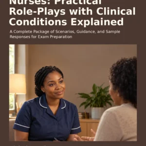 OET Speaking for Nurses: Practical Role-Plays with Clinical Conditions Explained by Jobin Thomas — front cover