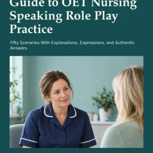 The Comprehensive Guide to OET Nursing Speaking Role Play Practice by Jobin Thomas — front cover
