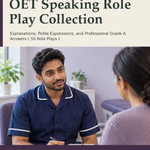 The Nurse’s Voice: OET Speaking Role Play Collection by Jobin Thomas — front cover