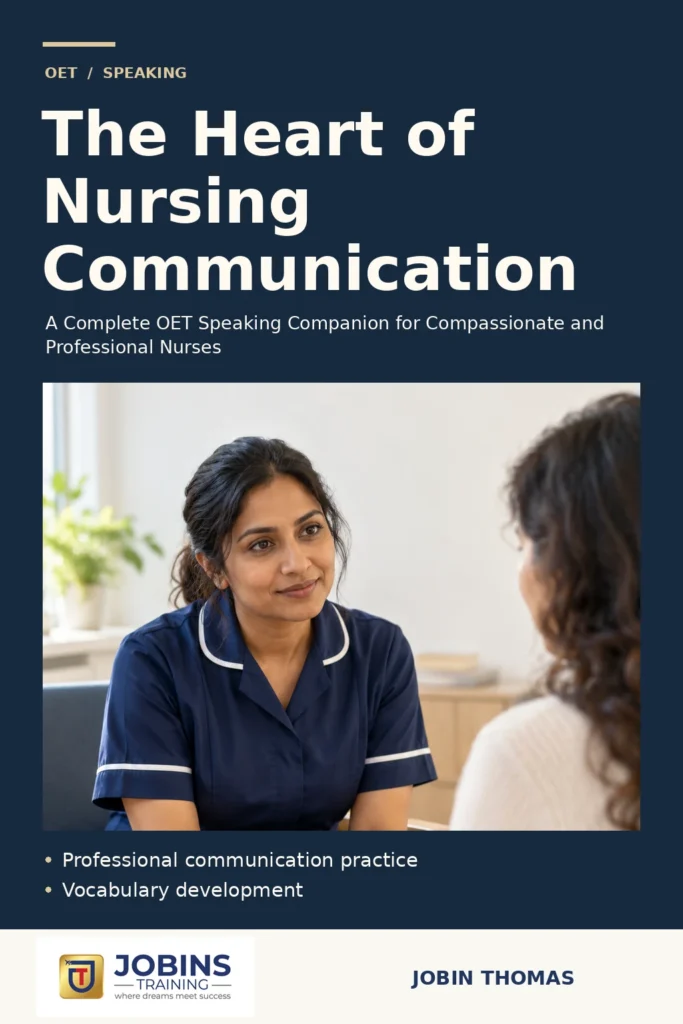 The Heart of Nursing Communication by Jobin Thomas — front cover