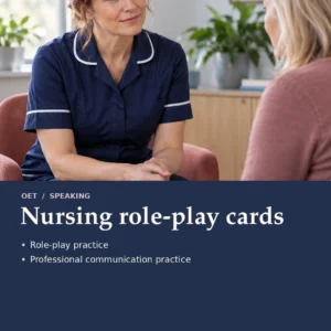Nursing role-play cards by Jobin Thomas — front cover