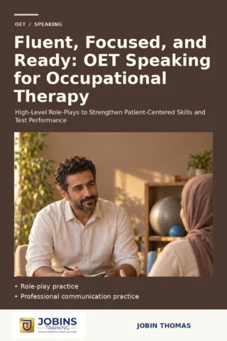 Fluent, Focused, and Ready: OET Speaking for Occupational Therapy — book cover