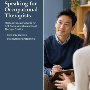 Advanced OET Speaking for Occupational Therapists by Jobin Thomas — front cover