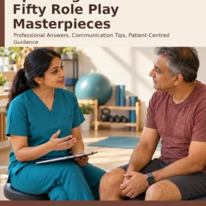 OET Physiotherapy Speaking: Fifty Role Play Masterpieces by Jobin Thomas — front cover