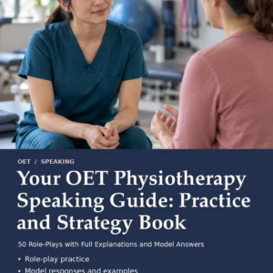 Your OET Physiotherapy Speaking Guide: Practice and Strategy Book by Jobin Thomas — front cover