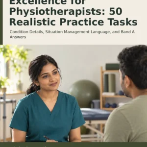 OET Speaking Excellence for Physiotherapists: 50 Realistic Practice Tasks by Jobin Thomas — front cover