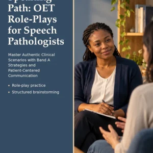 The Speaking Path: OET Role-Plays for Speech Pathologists by Jobin Thomas — front cover
