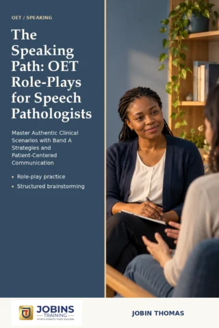 The Speaking Path: OET Role-Plays for Speech Pathologists — book cover